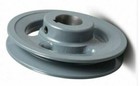 V-belt Motor Pulley 7 8  Bore X 5  Diameter Solid Cast Iron Set Screw Fixed Bore