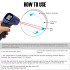 Digital Laser Tachometer Non-contact Auto Rpm Meter Backlit Lcd 2 5 - 99999rpm