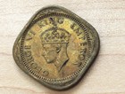 1945 India 2 Anna Calcutta Mint