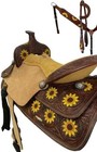 Western Leather Barrel Racing Horse Saddle Racer Equestrian Trail Tack Hand-tool