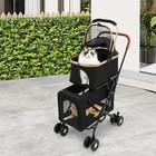 Two-tier Foldable Pet Stroller Dog cat Stroller For Small   Medium Dogs Portable