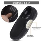 Mens Slippers Moccasins For Mens Memory Foam House Slippers Indoor Outdoor Ho   