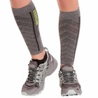 Featherweight Compression Leg Sleeves - Relieve Shin Small Heather Grey