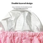Shower Caps 100  Real Satin Lined Cap extra Large Cap For Pink 