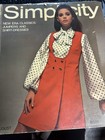 Late 60   s Early 70   s Simplicity August Catalog Sewing Pattern Store Counter Book