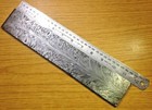Premium Feather Damascus Steel Billet Bar 25x5cm Bush Crafts Knife Tools Making