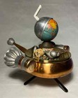  Ufo Alien Flying Saucer Assemblage Art Robot Sculpture Vintage Outer Space