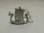 Vintage Pewter Metal Norge Viking Ship Ornament Tpb Tinn Made In Norway 1 3 4 