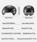 Rockbros Bicycle Helmet Mtb Road Bike Pc Riding Cycling Helmet W  Goggle 57-62cm
