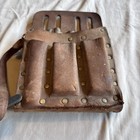 Vintage Klein Tool Pouch Bag 5190 Construction Woodwork Electrician Leather