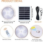20cm Led Solar Ceiling Light Outdoor Indoor Pendant Garden Security Flood Lamp