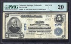          Co 1902  5        Colorado Springs  Colorado        Pmg Very Fine 20