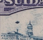 South Africa 1938 2d Blue And Violet Pair With Airship Flaw