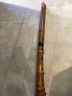 Anko Signed Shakuhachi Bamboo Flute Approx 56 Cm With Utaguchi Cap Untested