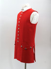 Colonial Period    red Wool Sleeveless Waistcoat Size 42