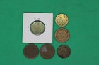 6 Vintage Parking Tokens