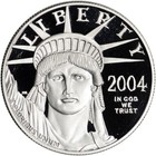 American Platinum Eagle Proof 1 Oz  100 - Coin In Ogp - Random Date