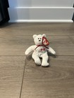 Maple The Canada Flag Bear Ty Teenie Beanie Baby Mcdonald   s With Spot On Face