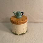 Home   Garden Vintage Ceramic Trinket Box W  Lid Nourish Friendship Collection 