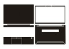 Dazzle Laptop Protector Leather Skin Sticker Decal Cover For Hp Elitebook 845 G7
