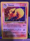 1999 Pok  mon Wotc Flareon Jungle Set 3 64  Holo Rare Nm