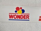 Vintage Wonder Bread     Jewel Grocery Shelf Sign 24x5 Plastic Store Display 1980s