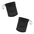 Collapsible Car Trash Can  Mini Portable Automotive Garbage Bag  Pop-up 2pcs
