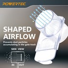 Powertec 2-1 2  Blast Gate  Dust Collection Fittings  1pk  70372 