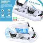 For Ps5 Pro slim Edition disc Dual Controller Charger Station Stand Cooling Fan
