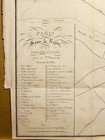Antiquarian Map 1812 Original Plan De Paris France Cite Napoleon Steel Engraving