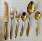 Vintage Dirilyte Dirigold Regal Goldware Flatware- 47 Pieces  9 Settings   More 
