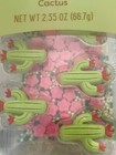 Sweetshop Decorating Kit-cactus  7 Pieces