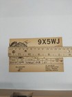 Rwanda Qsl Radio Card 1970 Jim Wiley Kigali 