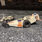 Vintage Evel Knievel Formula 1 Dragster Race Ca Bike Ideal 1974 Nostalgic Toys