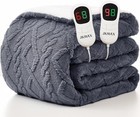 Heated Electric Blanket Queen Size-84 x90  Heating Blanket With 10 Heating Le   