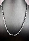 Navajo Handmade Sterling Silver  Wrap Links Chain By Sally Shirley