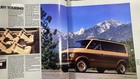 1987 Chevrolet Astro Van Astrovan Dealer Sales Brochure Catalog Chevy Trucks