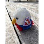 Puffkins Patriot Bald Eagle Plush Stuffed Animal Swibco 1998 July 4th Toy