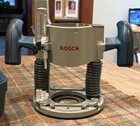 Bosch 1617evs Router   Ra1161 Fixed   Ra1166 Plunge Base W  Case  Barely Used 