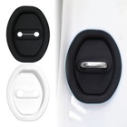 1 4 8pcs Car Silicone Door Latch Protective Cover Mute Damping Cushion Protect