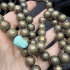 Vintage 115g Sterling Silver 925 Ball Pearl Bench Beads Navajo Mexico Native Na