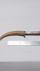 Vintage Handmade Hunting Knife Fixed Blade Antler Handle Carbon Steel Clip Point