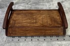 Vintage Wooden Baby Doll Rocking Cot Style Nursery Cradle Toy Size Doll