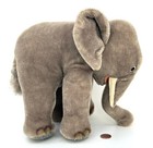 Steiff Elephant 1960s Mohair Plush 22cm 9in No Id Vintage