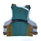 Adult Deluxe Outdoor Fishing paddling Vest Size L xl  Green 3 7 x22 x25 