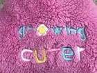 Baby Gear Flower Plush Lovey Pink Security Blanket  growing Cuter  15 X 15