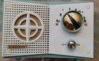 Vintage Consolidated Viscount Model 503 Damaged Case Works Good Sound Tube Radio