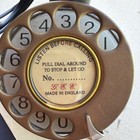 Antique Gec Brass Candlestick Rotary Phone Telephone General Electric Co England