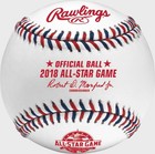 2018 All-star Game Rawlings Official Mlb Leather Game Baseball Robert Manfred -