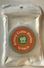 60mm Rotary Cutter Blades 10 Pack Sks-7 Steel  Sharp Durable 60 Mm Silver 